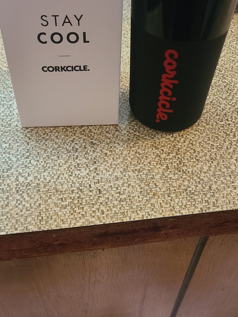 Corkcicle Black Tumbler with Red Logo Kids Starwar Edition 12oz Nwb